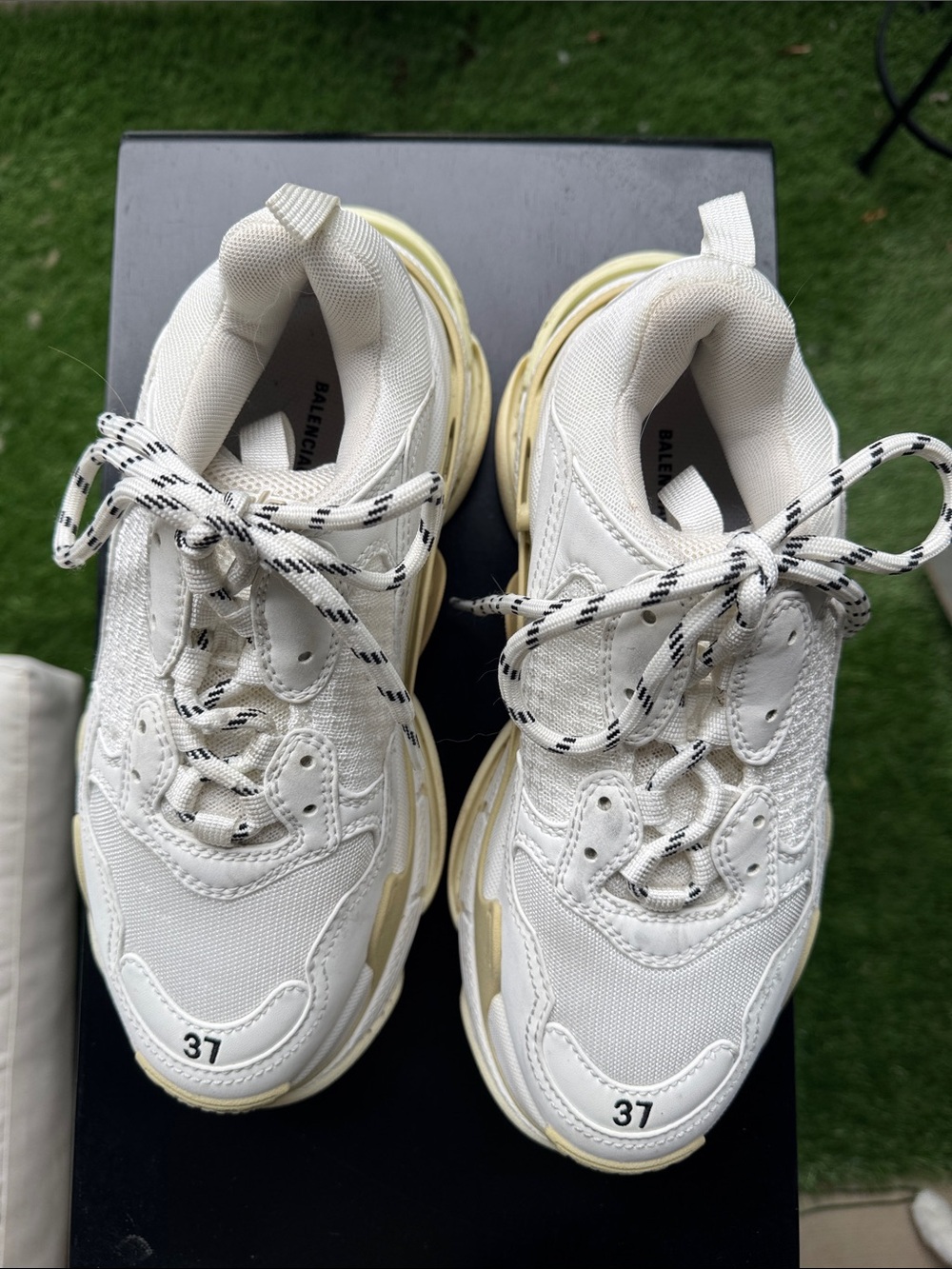 Balenciaga Triple S White Sneakers - Picture 5 of 5